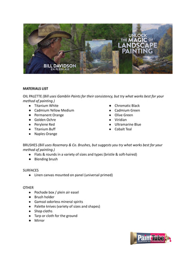 Bill Davidson: Unlock the Magic of Landscape Painting - Bill Davidson En Plein Air