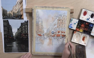 Iain Stewart: From Photos to Fantastic - Painting Watercolor Cityscapes